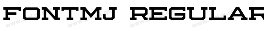 FontMJ Regular字体转换 FontMJ Regular字体转换